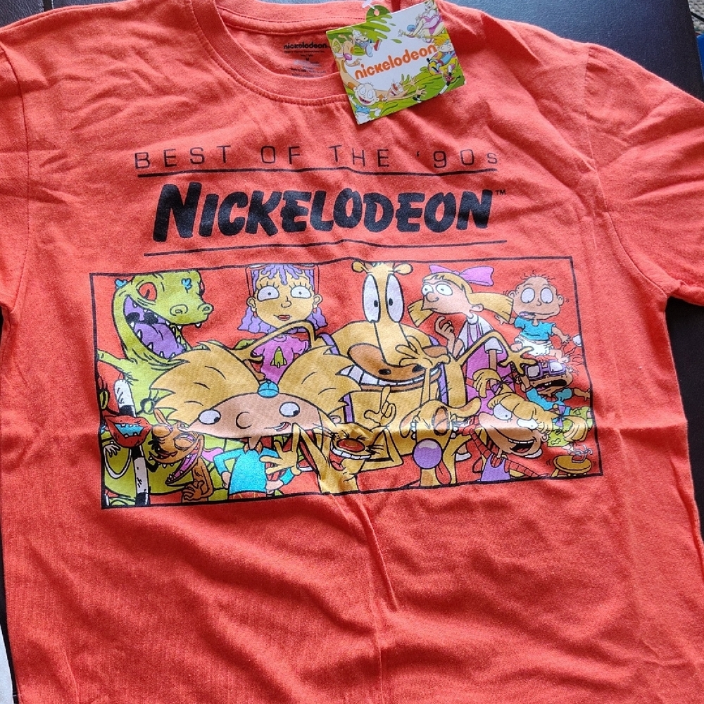 Nickelodeon Kids' Orange Graphic T-Shirt